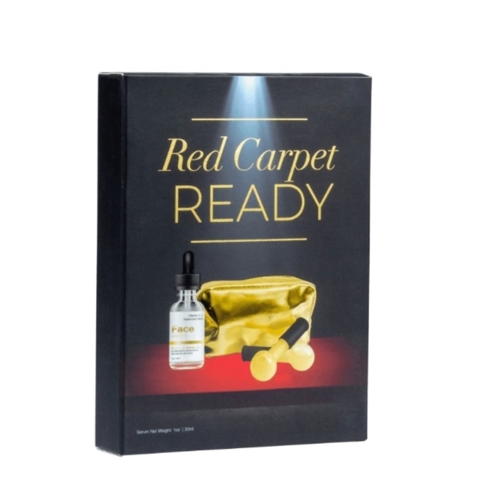 TRU BEAUTY RED CARPET READY 4-PIECE SERUM AND FACIAL MASSAGE SET